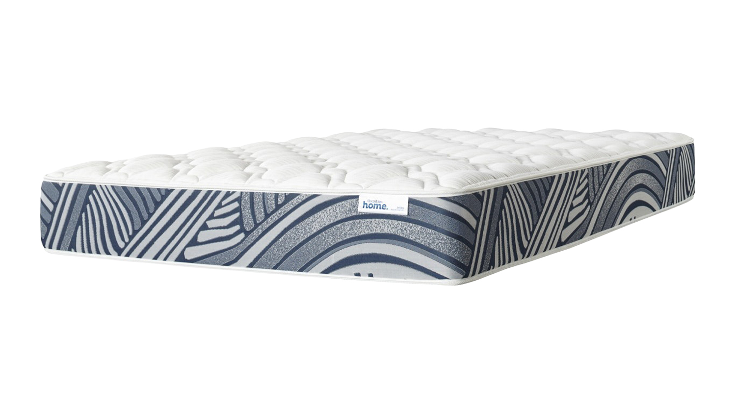 SleepMaker Dream Medium Queen Mattress with Mid Profile Comfort Medium Pillows by LAvenue Essentials