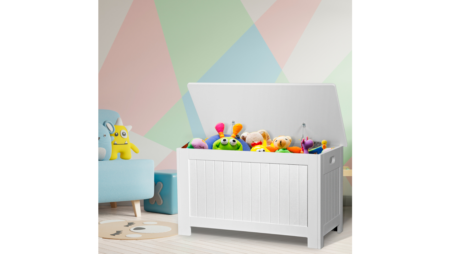 Levede Children's Storage Chest 80 x 46.5 x 40cm