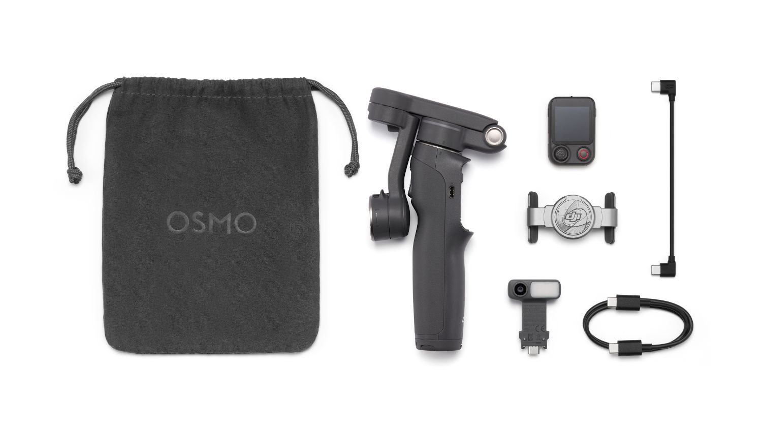 Complete set of the DJI Osmo Mobile 8P 3-Axis Gimbal