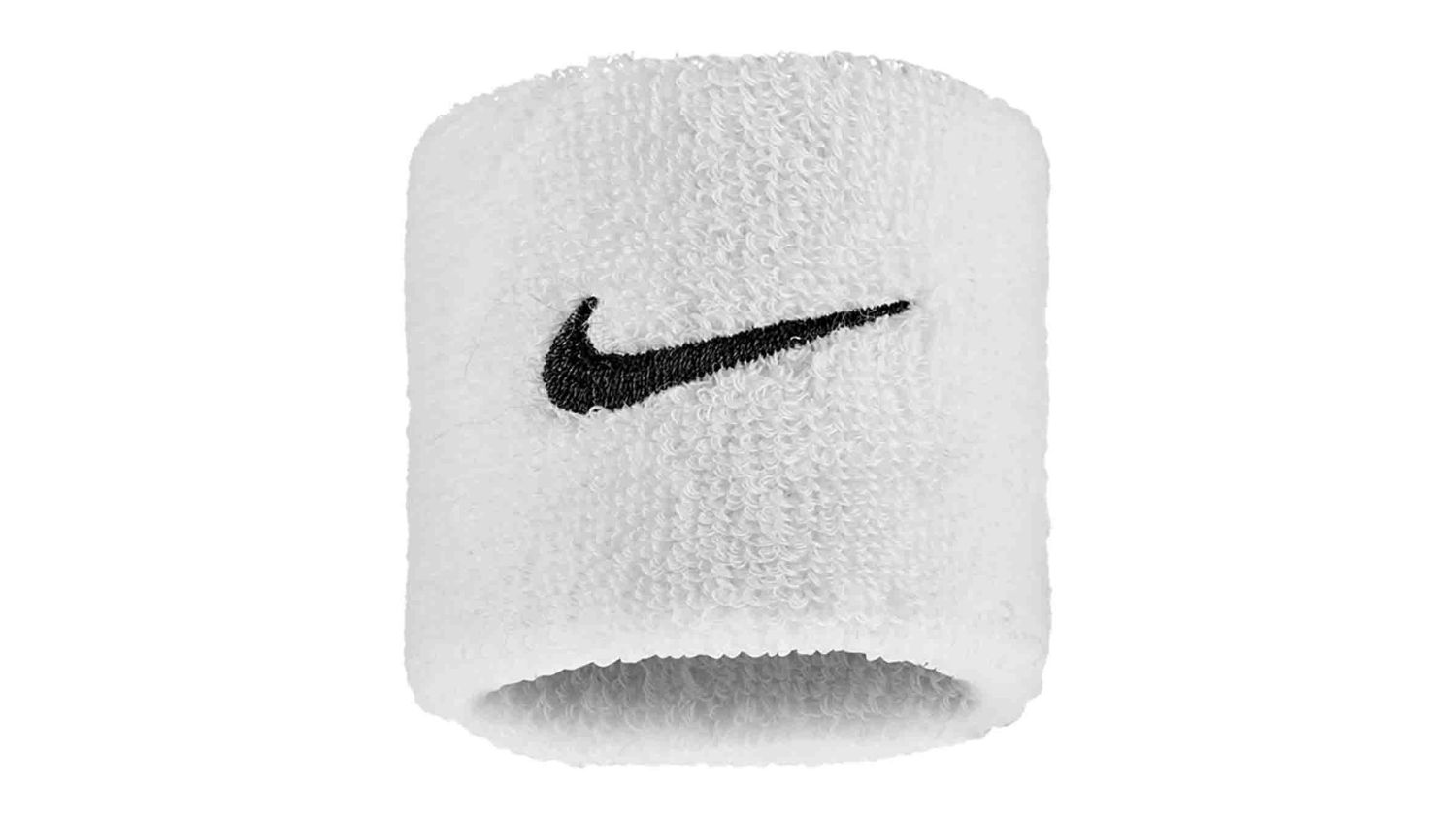 Nike Swoosh Sweat Wristbands - White/Black