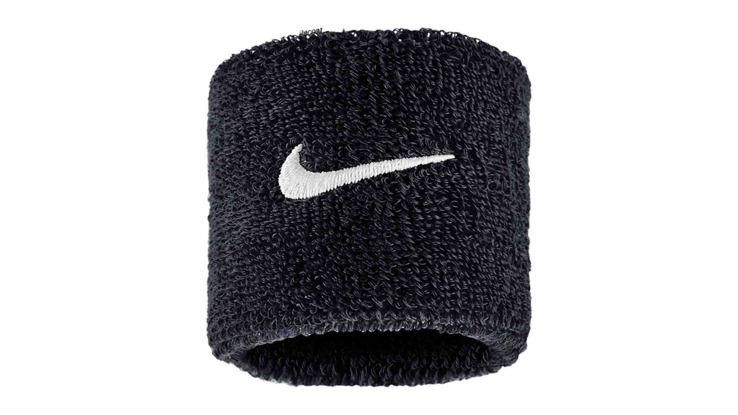 Nike Swoosh Sweat Wristbands - Black/White