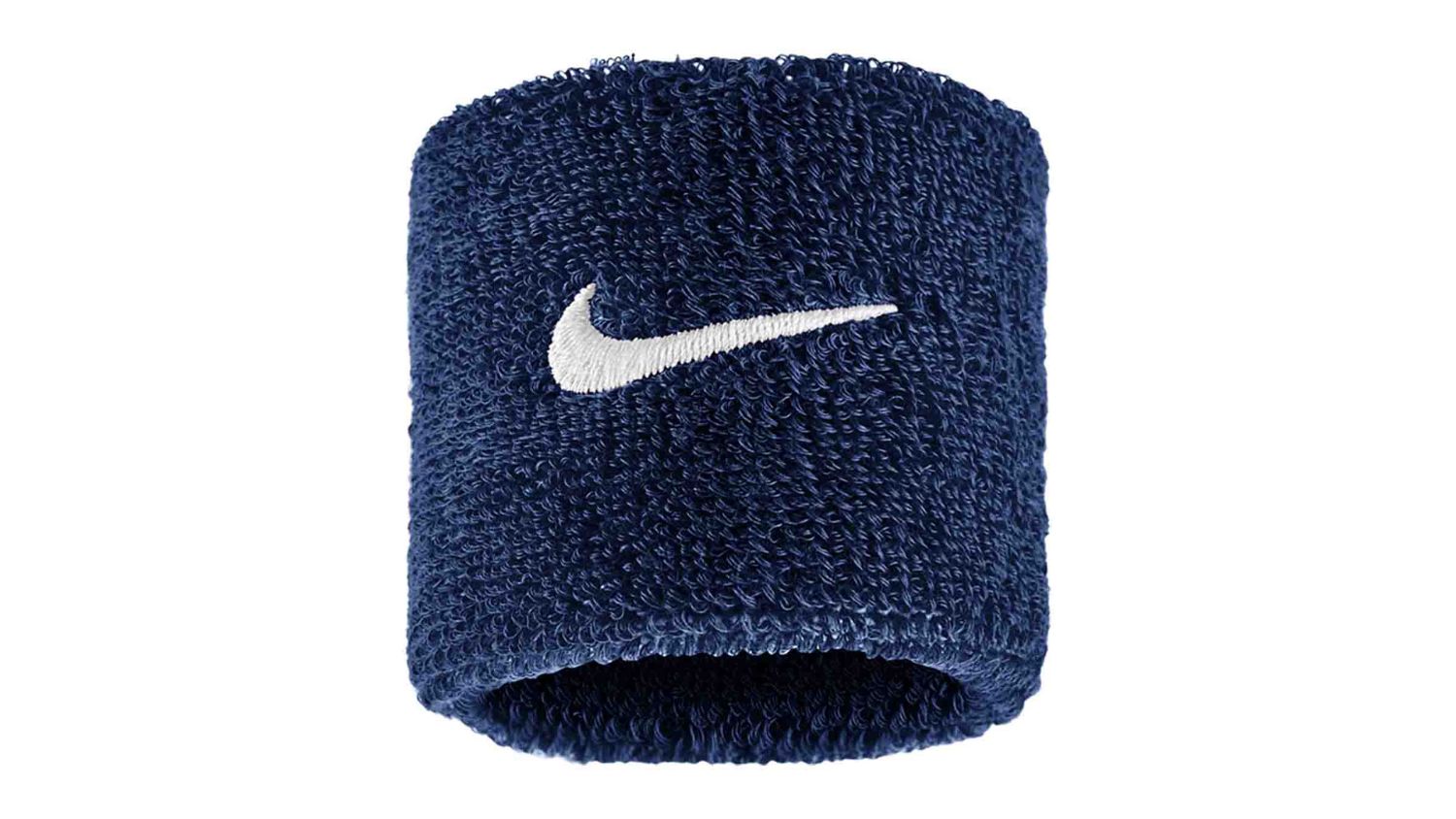 Nike Swoosh Sweat Wristbands - Navy/White