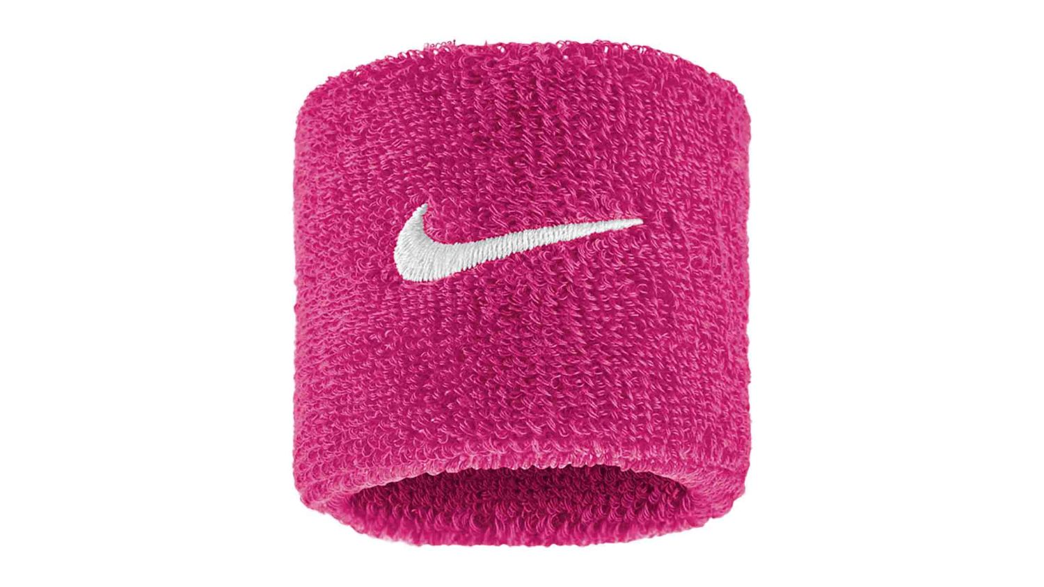 Nike Swoosh Sweat Wristbands - Pink/White