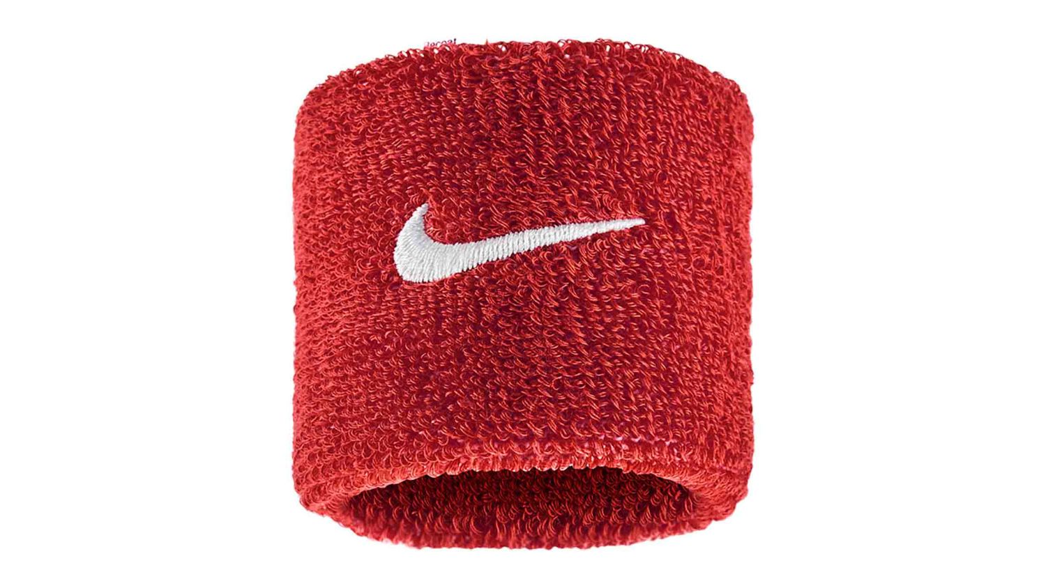 Nike Swoosh Sweat Wristbands - Red/White