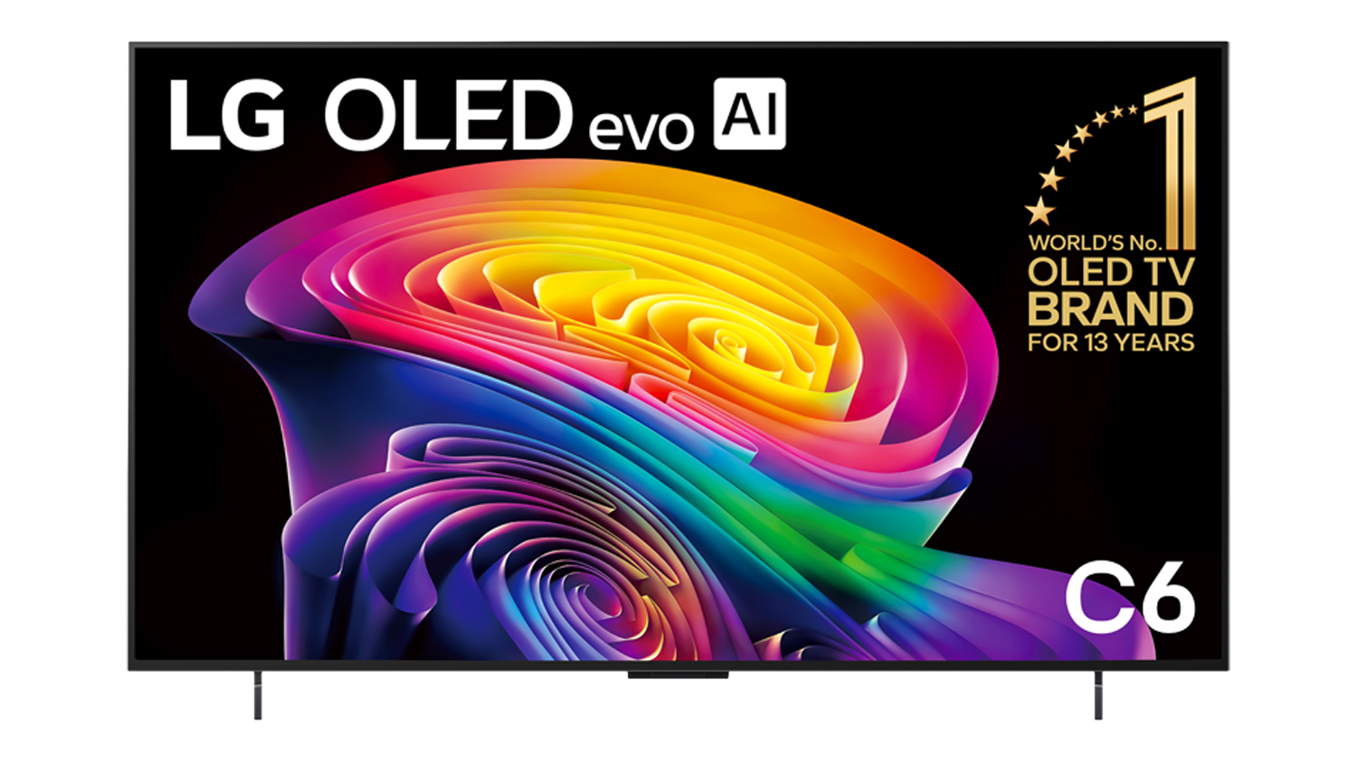 LG 42" C6 Smart 4K OLED evo AI TV (2026) with webOS 26