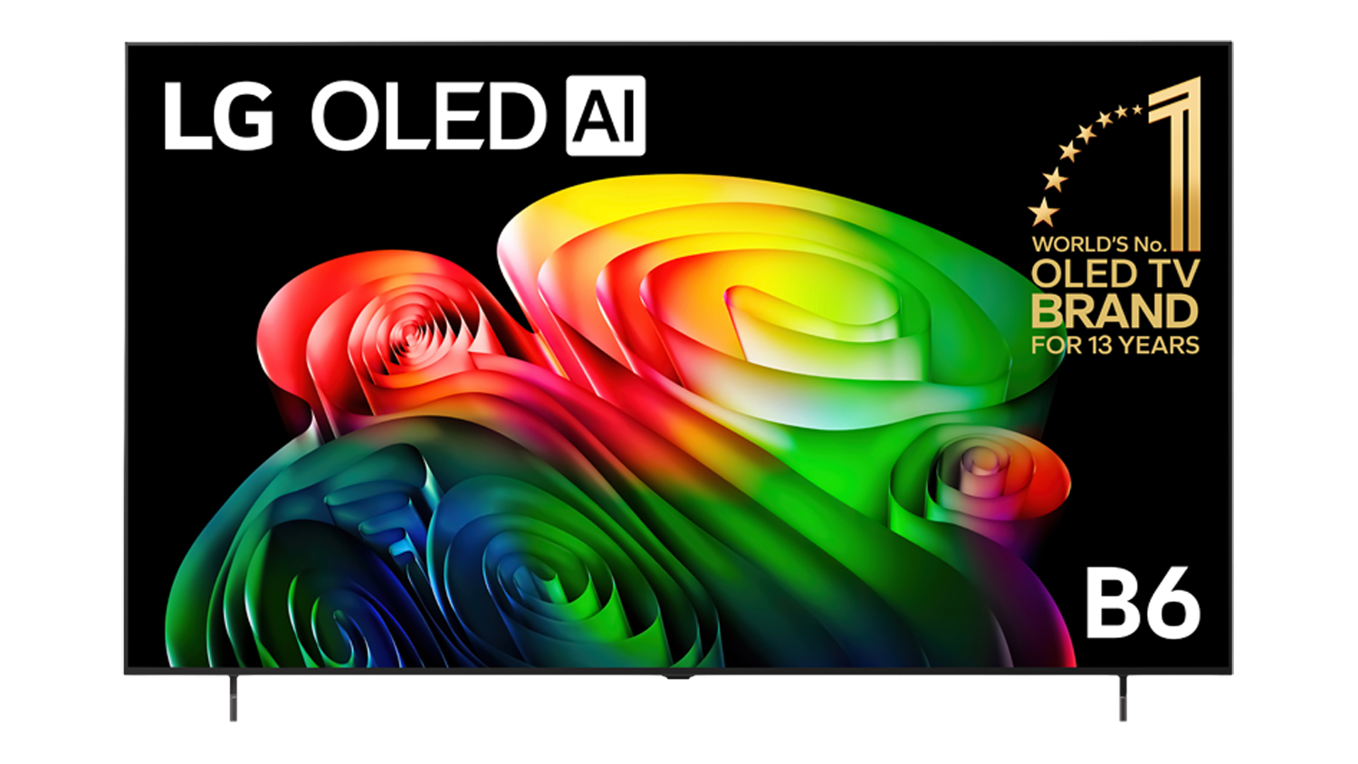 LG 77" B6 Smart 4K OLED AI TV (2026) with webOS 26