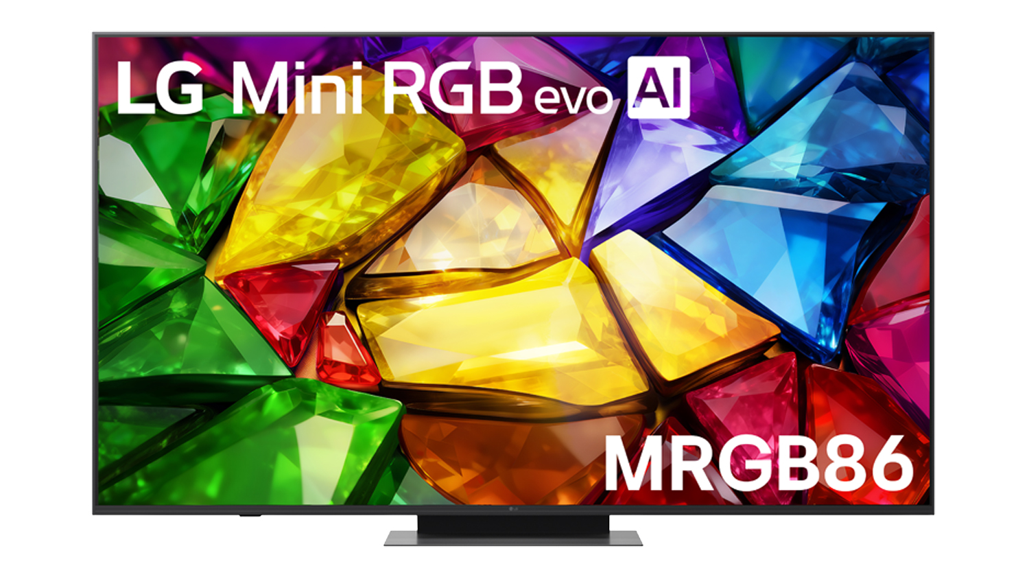 LG 65" MRGB86 Smart 4K Mini RGB evo AI TV (2026) with webOS 26
