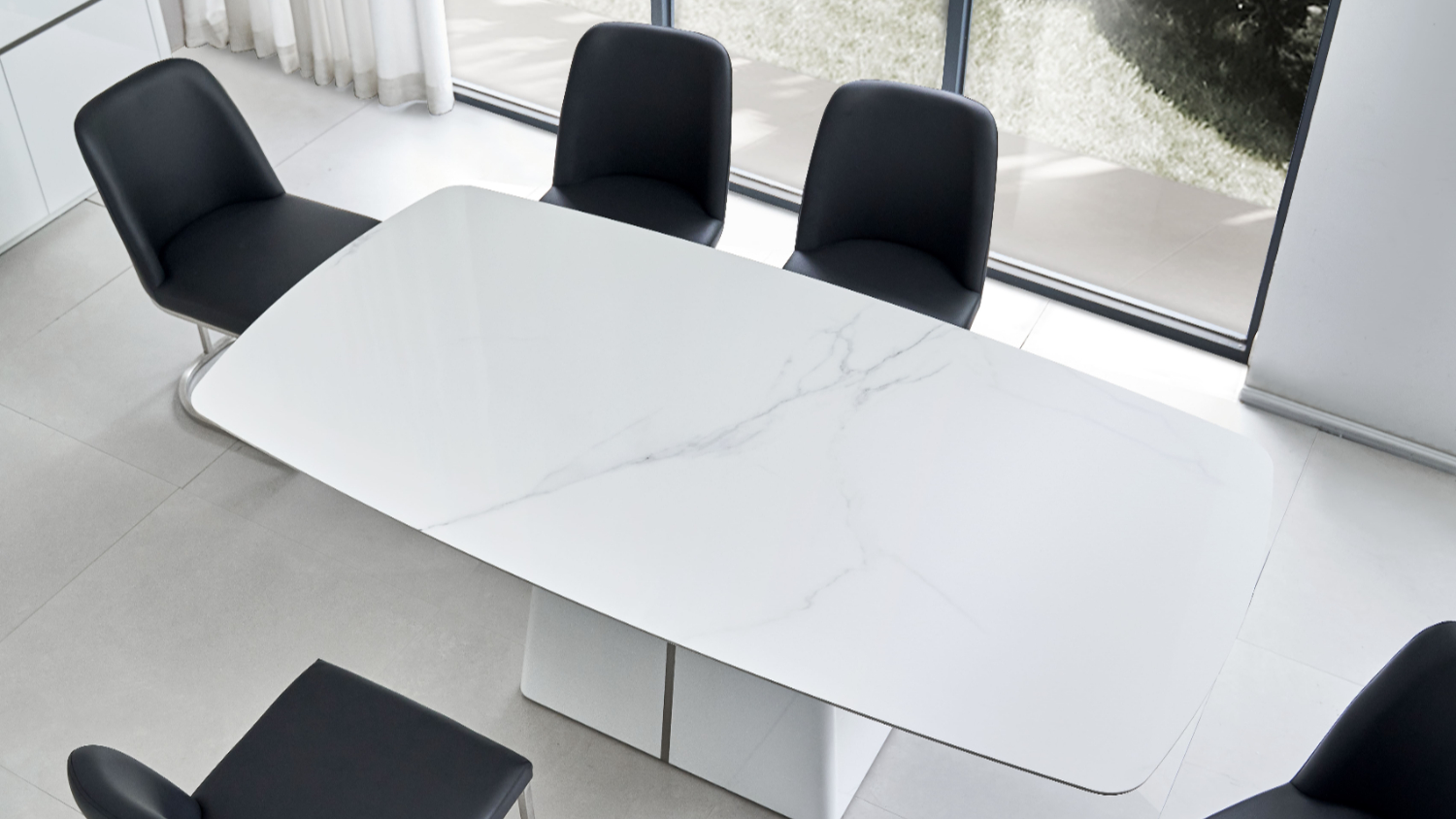 Monti 7 Piece Dining Suite with Monti Black Dining Chairs
