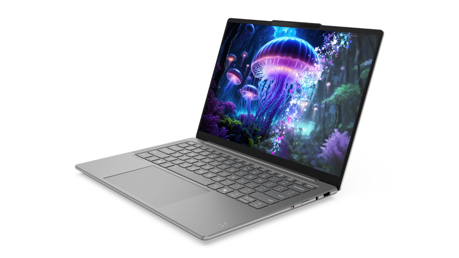 Lenovo Yoga Slim 7 (11th Gen) 14" Laptop - Intel Core Ultra 5 16GB-RAM 512GB-SSD Copilot+ PC - Luna Grey (83JX00BBAU)