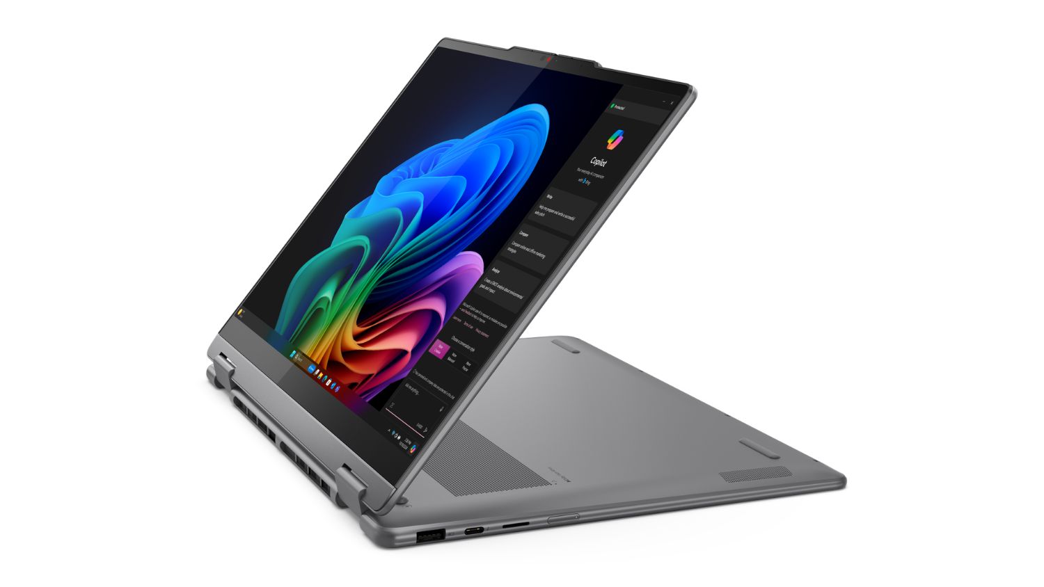 Lenovo Yoga 7 (11th Gen) 14" 2-In-1 Laptop - Intel Core Ultra 7 32GB-RAM 1TB-SSD Copilot+ PC - Luna Grey (83JQ000FAU)
