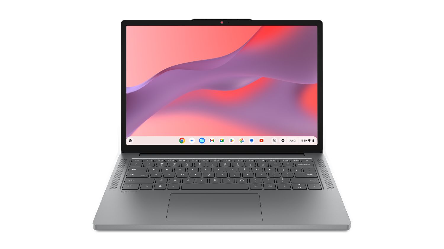 Front view of the Lenovo IdeaPad Slim 3 (11th Gen) 14" Chromebook