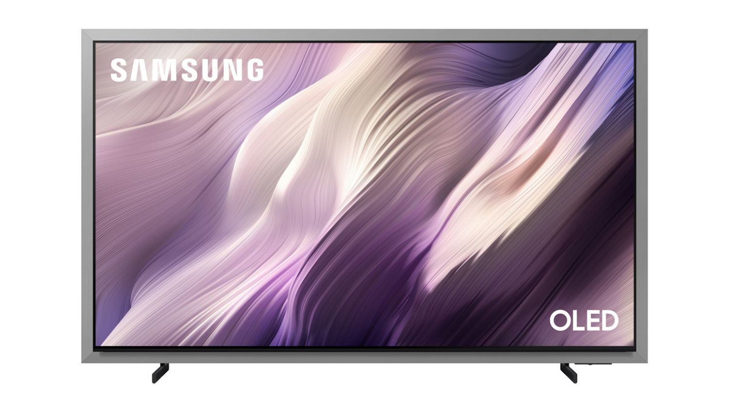 Front view of the Samsung 55" S95H Smart 4K OLED AI TV (2026) with Tizen OS