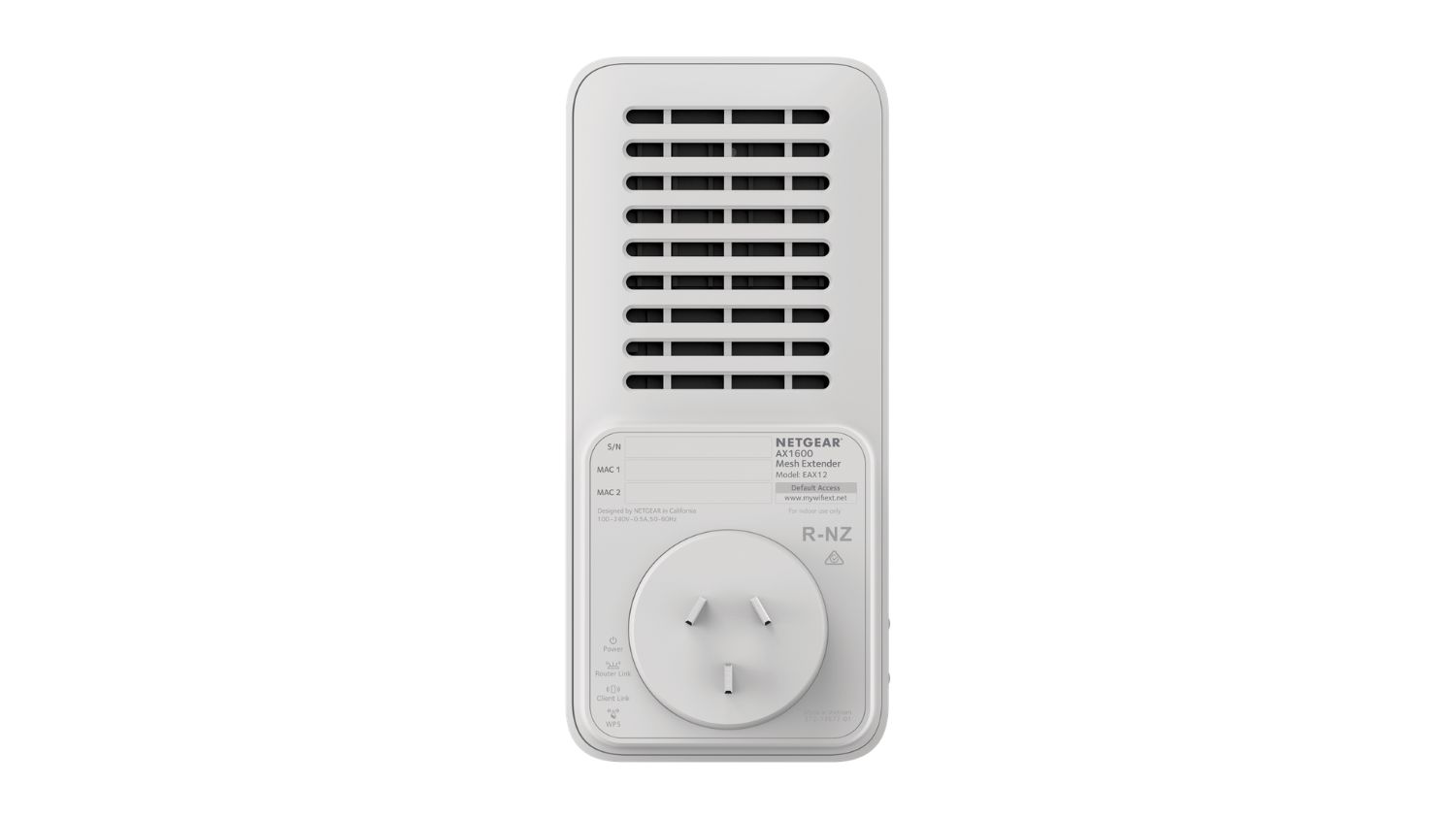 Netgear EAX12 4-Stream AX1600 Wi-Fi 6 Mesh Extender - White