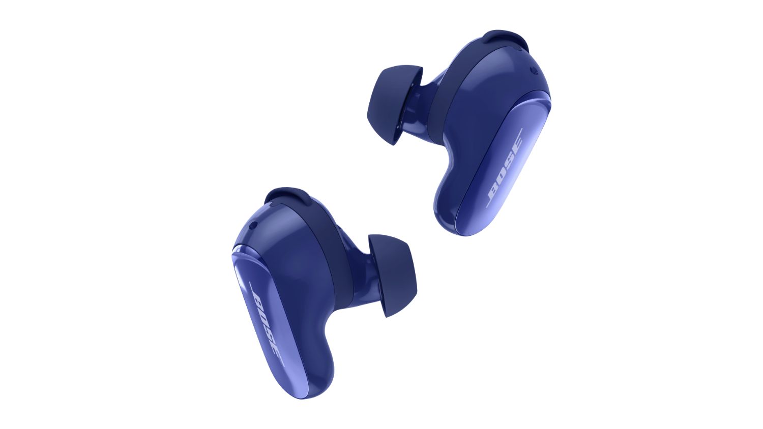 Angled view of the Bose QuietComfort Ultra (2nd Gen) Active Noise Cancelling True Wireless In-Ear Headphones