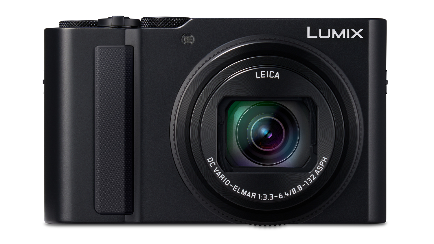 Black Panasonic Lumix TZ300 premium travel zoom digital camera with Leica lens