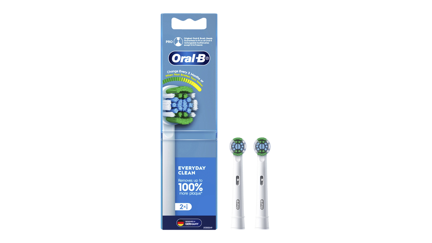 Oral-B Everyday Clean Replacement Brush Head in 2 packs
