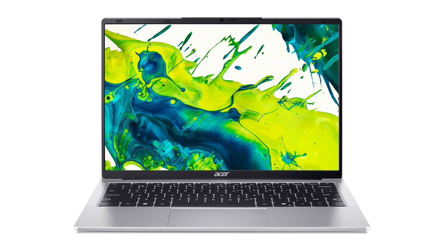 An Acer Aspire Lite 14" Laptop in a sleek silver colour