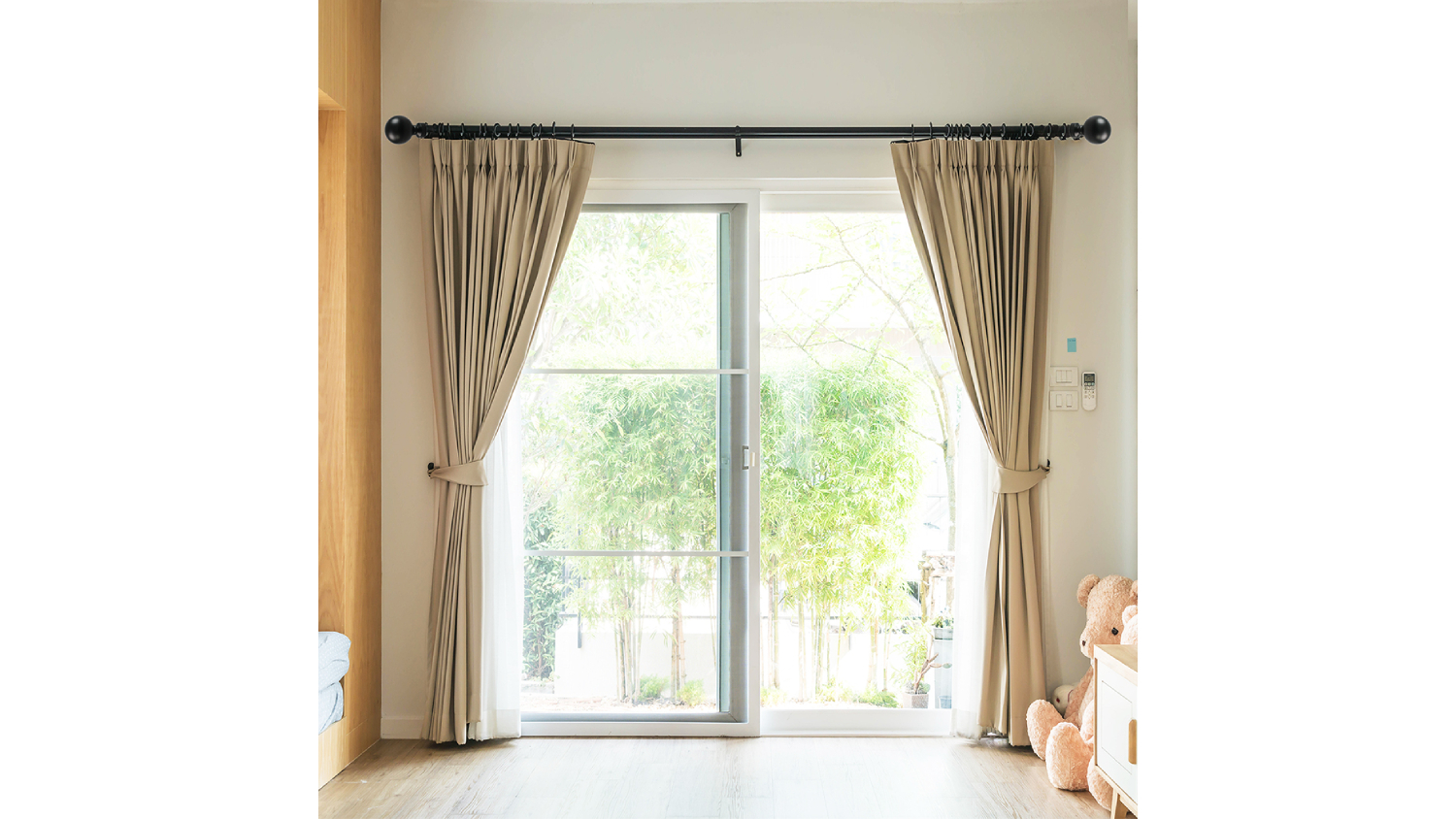 Marlow Steel Curtain Rod 90cm