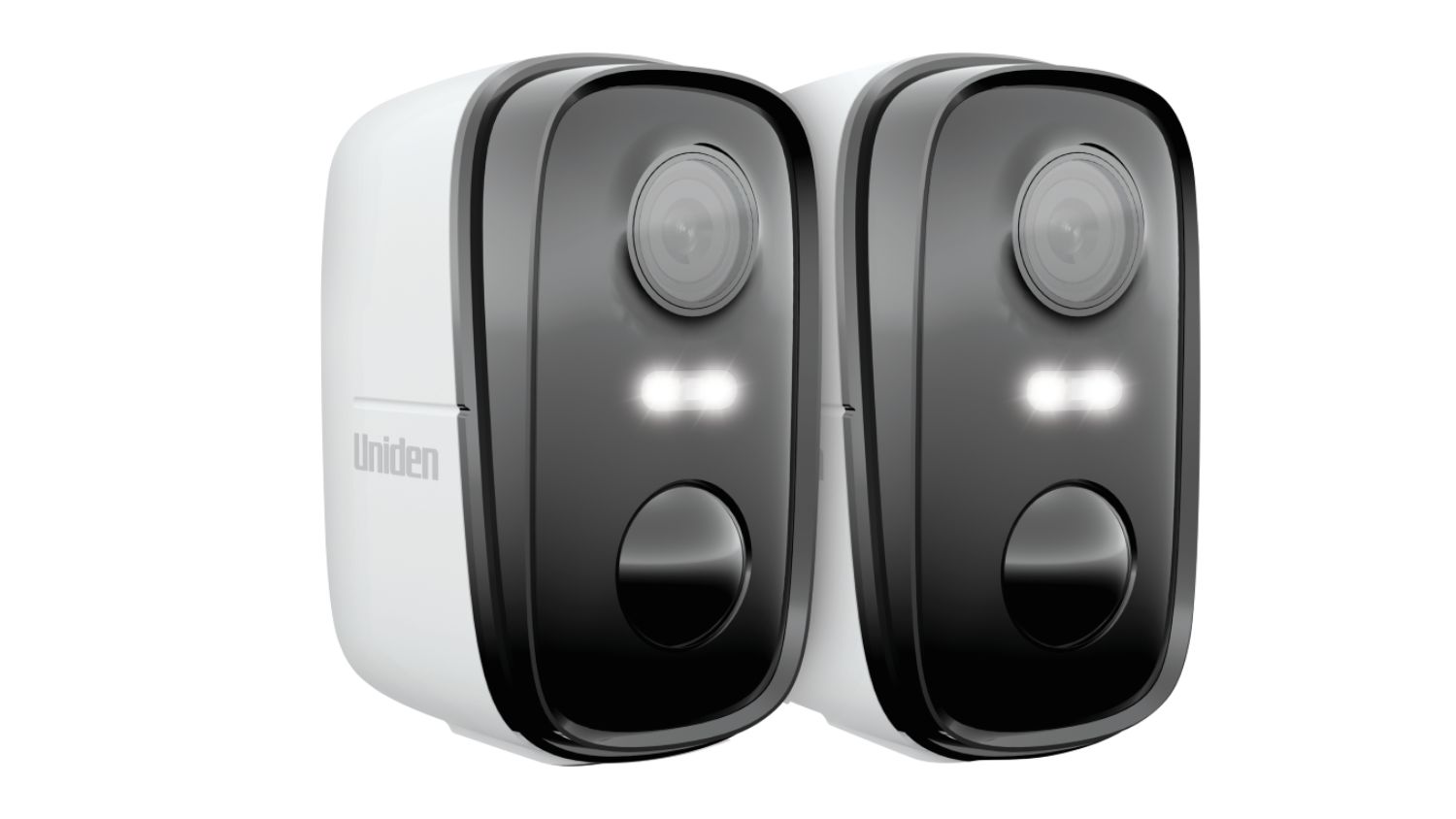 An angled right view of the Uniden SOLO X2K wireless bullet security camera
