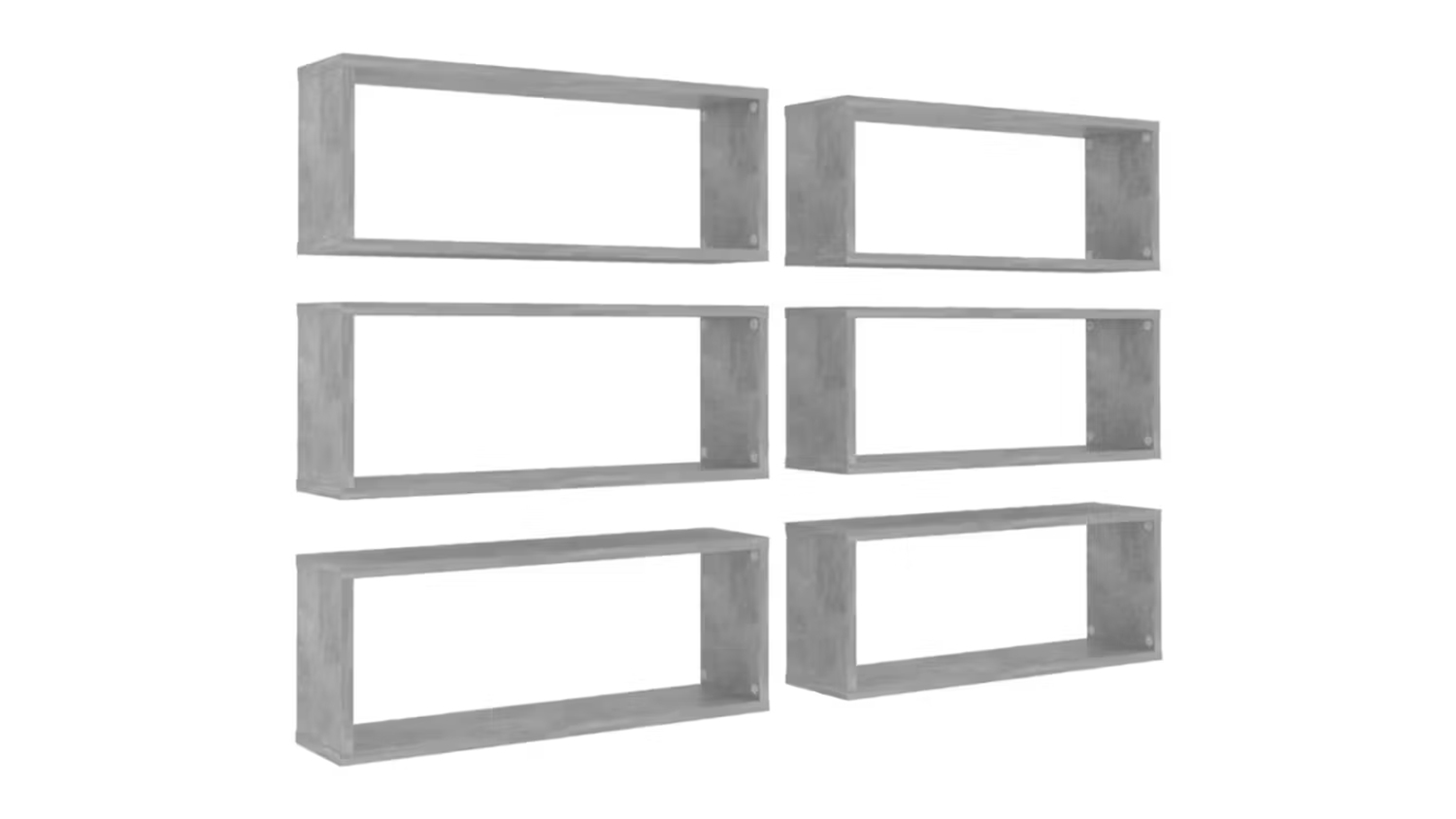 NNEVL Floating Rectangle Wall Shelves in a 60 x 15 x 33cm size