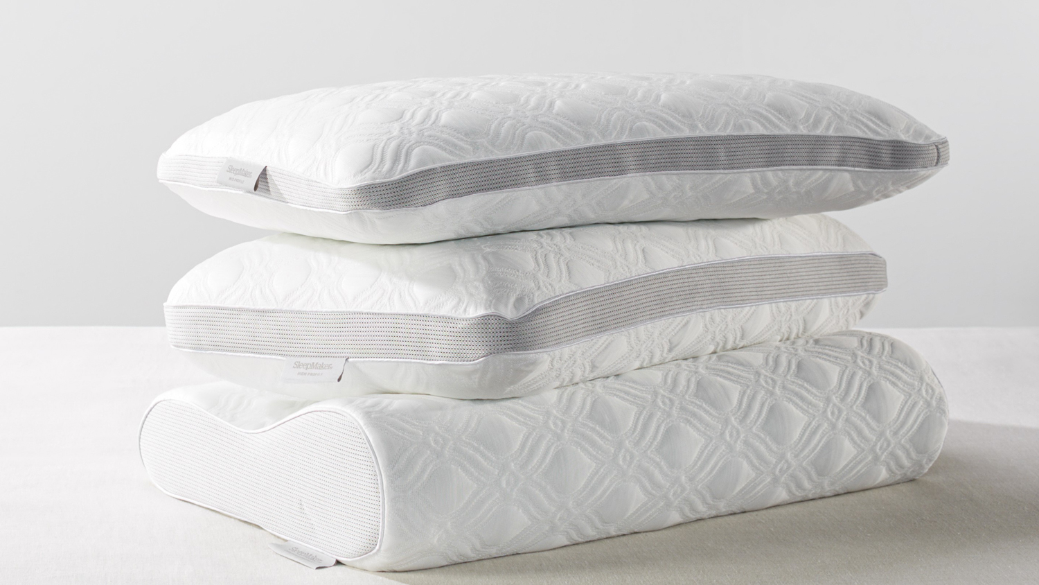 Cool Touch Medium Pillow by SleepMaker - High