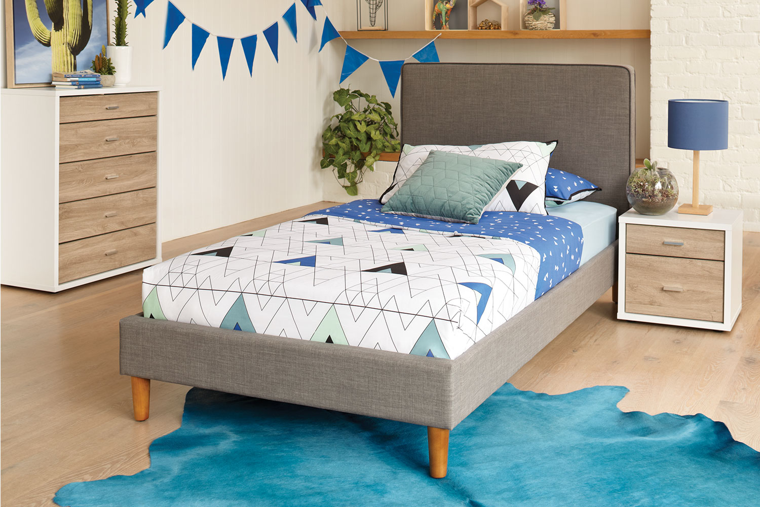 Jesse King Single Bed Frame by Stoke Furniture