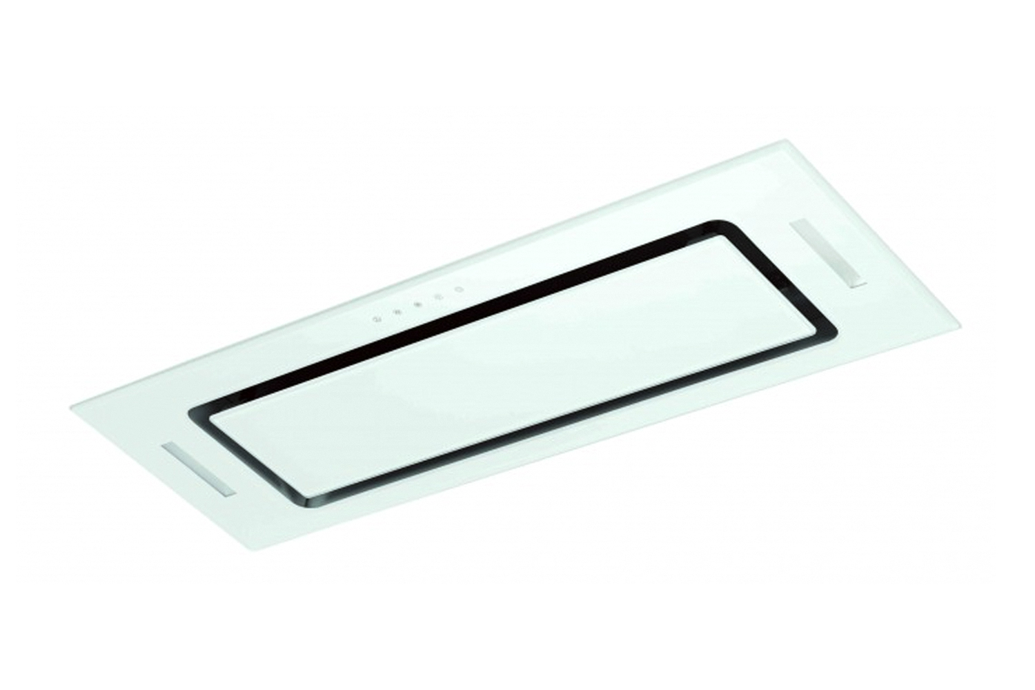 Robinhood 52cm Integrated Powerpack Rangehood White Glass Harvey