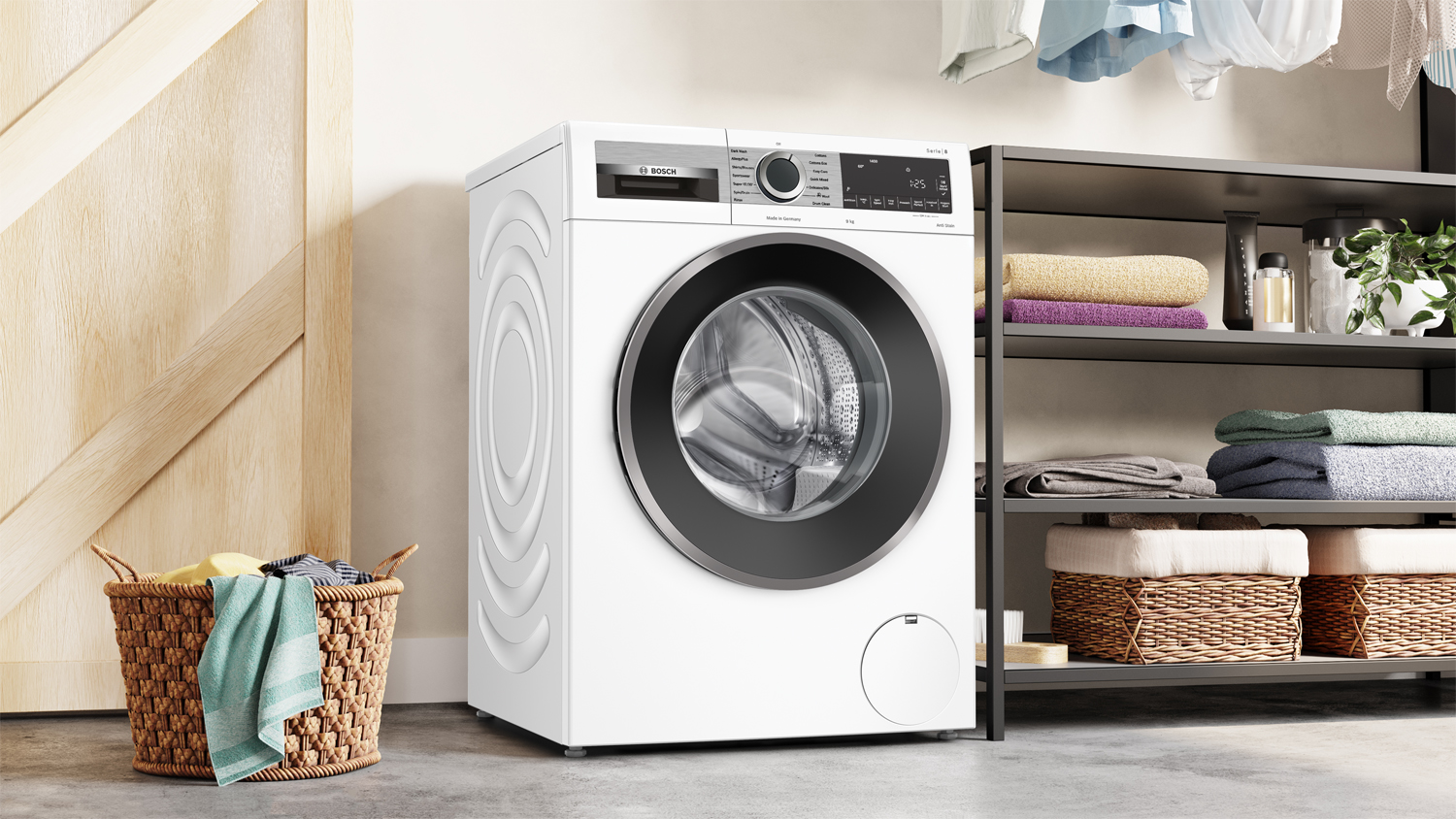 Bosch Series 8 9kg Front Loader Washing Machine - White (WGG24403AU)