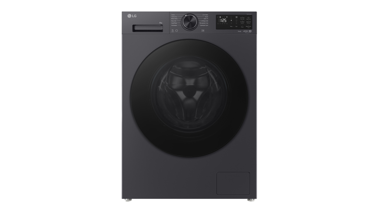 A front view of the LG Series 3 8kg Front Loader Washing Machine