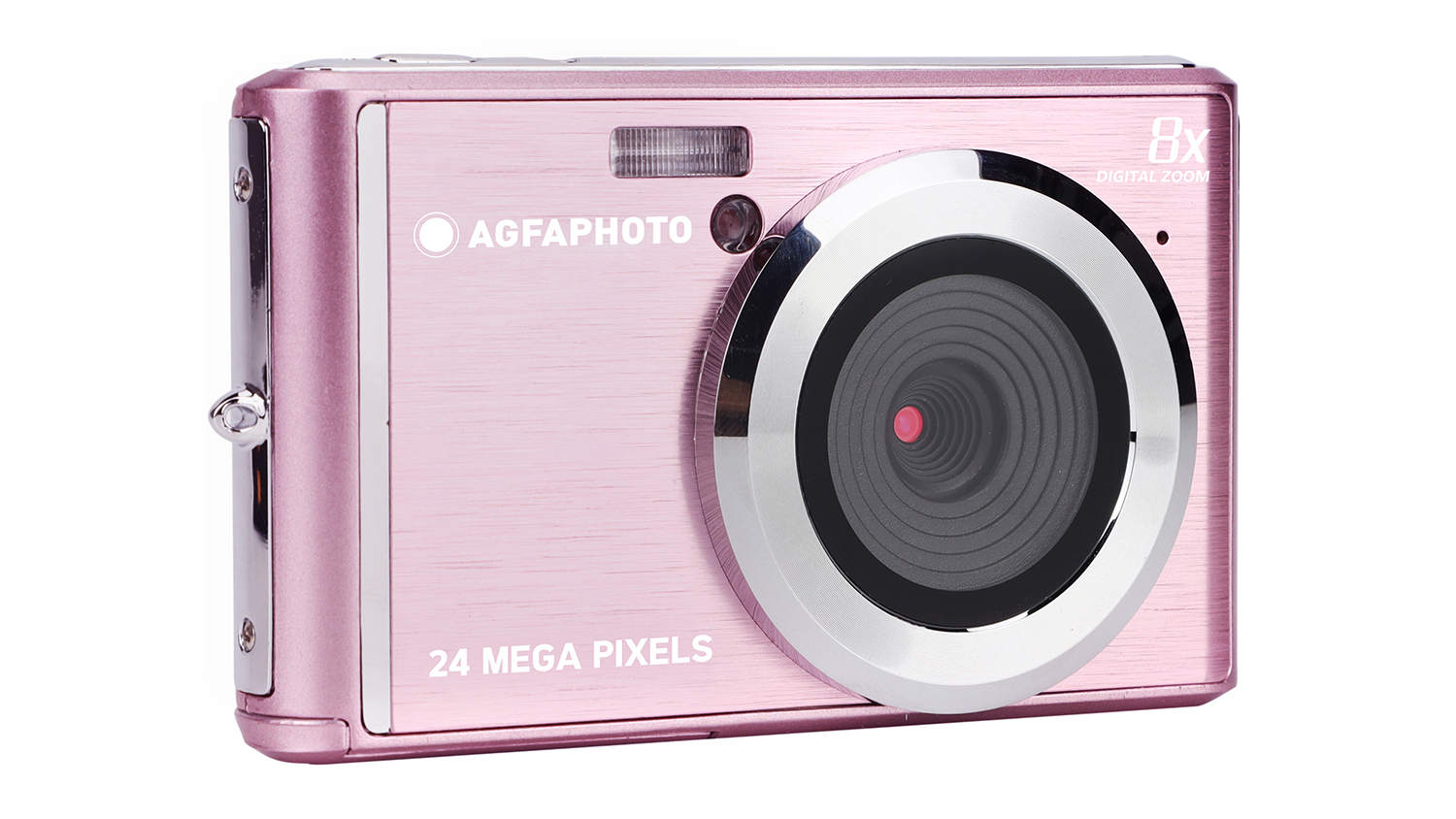 AgfaPhoto Realishot DC5500 Compact Digital Camera in a sleek pink colour