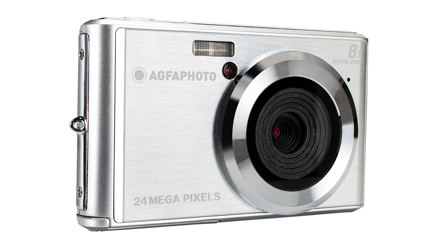 AgfaPhoto Realishot DC5500 Compact Digital Camera in a sleek silver colour