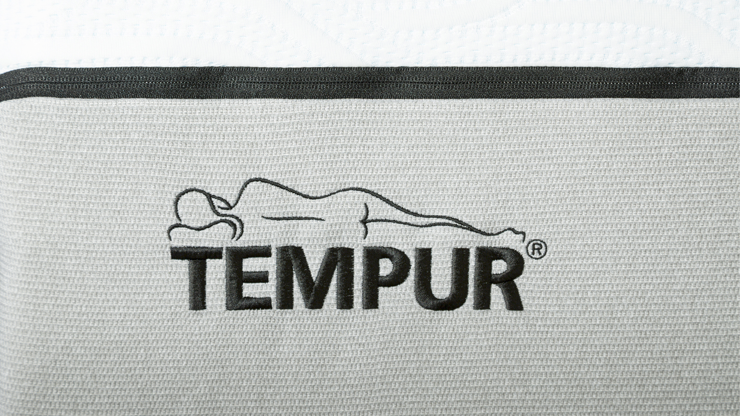 Side close-up view showing the Tempur brand name