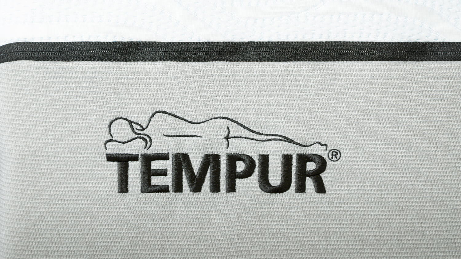 Side close-up view showing the Tempur brand name