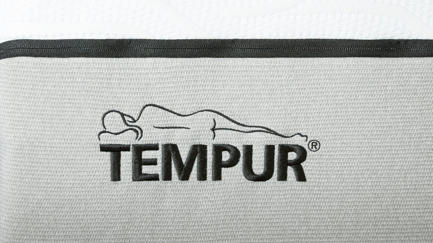 Side close-up view showing the Tempur brand name