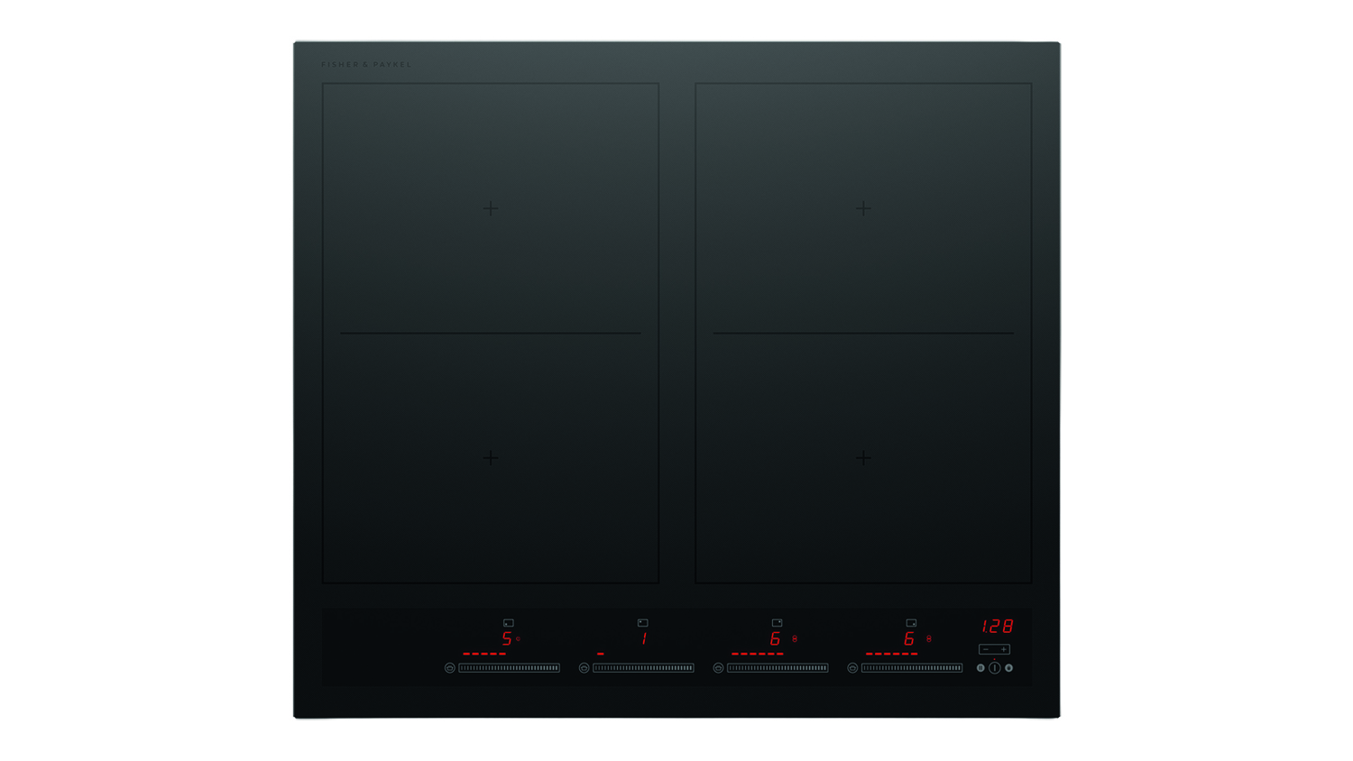 Fisher & Paykel Series 7 60cm 4 Zone Induction Cooktop in a sleek black colour