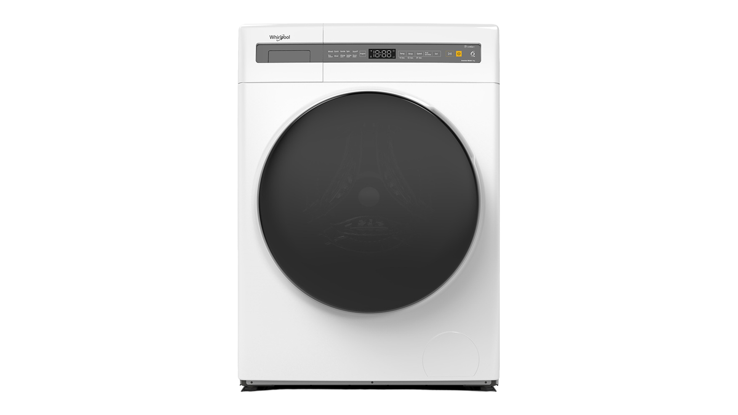 Whirlpool SaniCare Series 9kg Front Loader Washing Machine in a sleek white colour