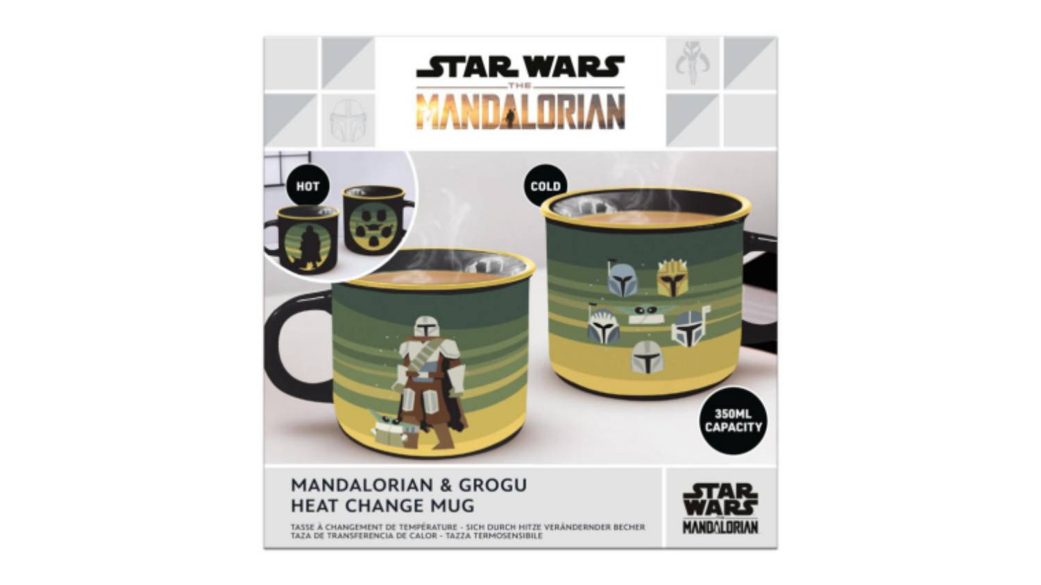 Paladone Novelty Heat Changing Mug - The Mandalorian and Grogu
