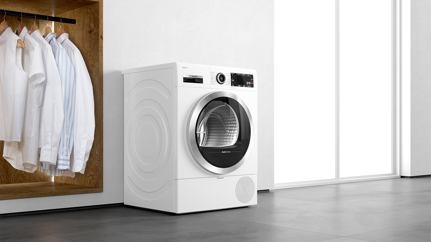 Bosch Series 6 9kg Heat Pump Dryer - White (WQG24203AU)
