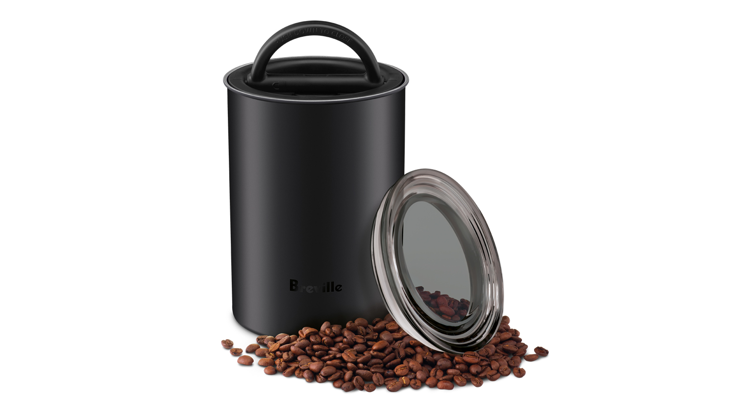 Breville the Bean Keeper 500g Coffee Canister - Black Truffle (BES030BTR)