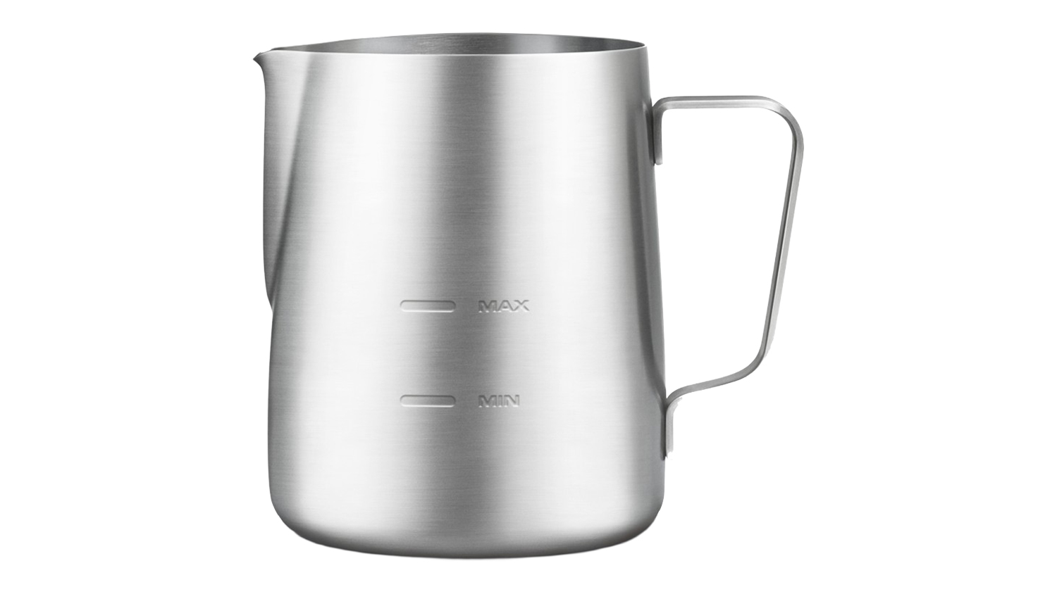 Breville 480ml the Milk Jug Max in a sleek stainless steel finish