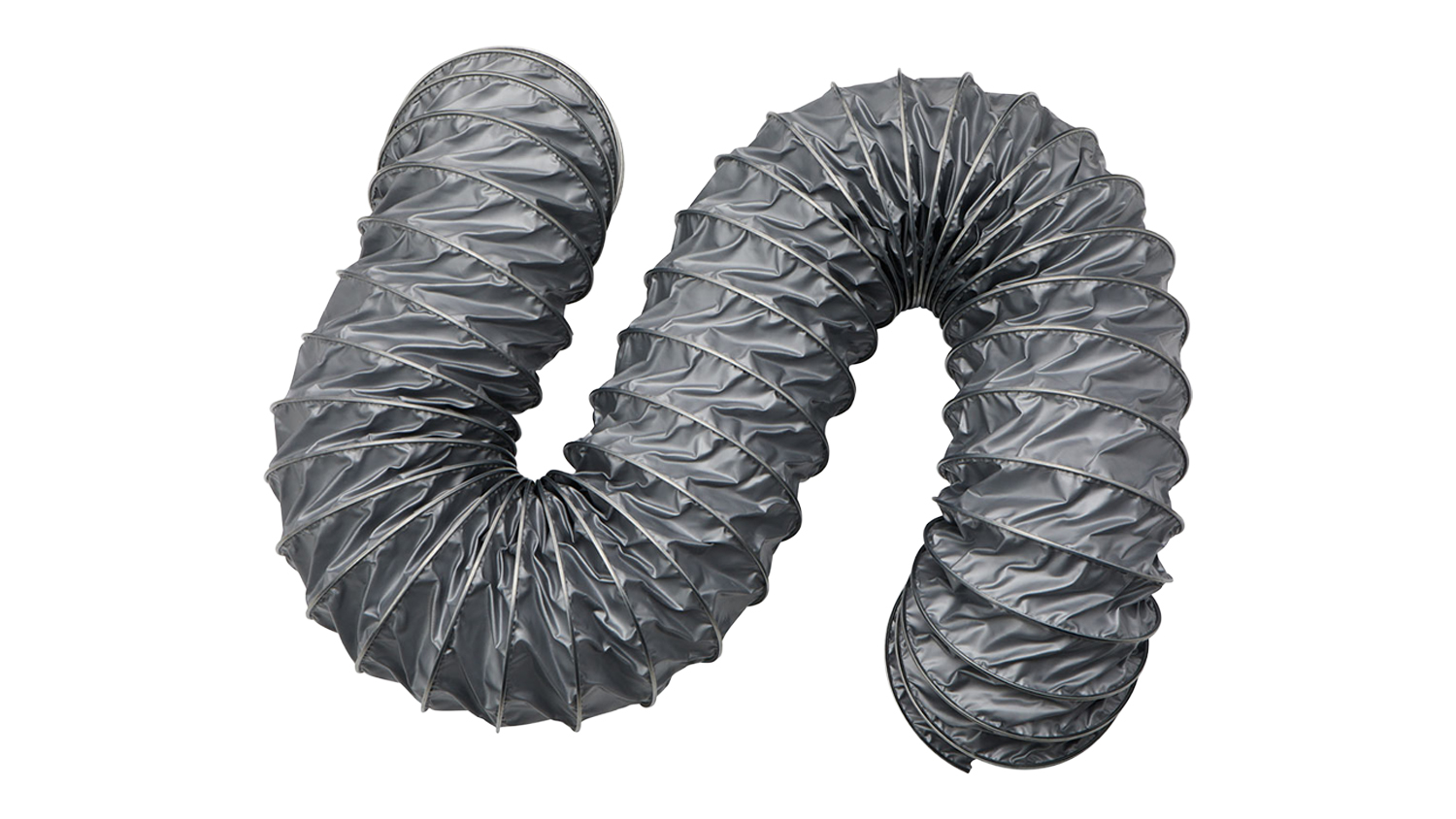 A front view of a Schweigen SteelFlex Ducting 250mm Diameter