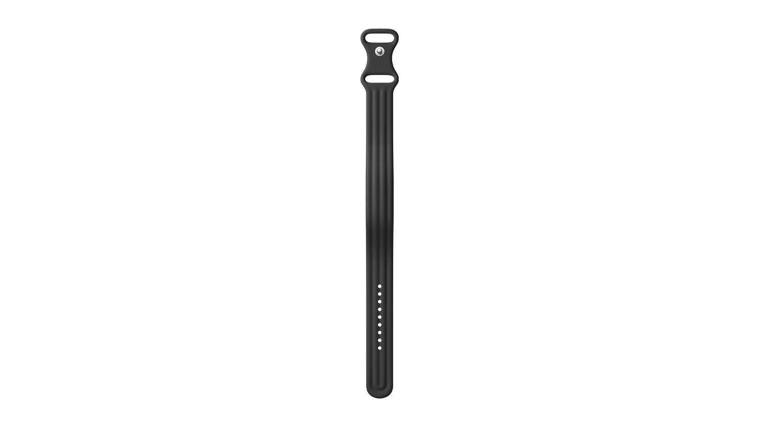A large Google Fitbit Air Active Band in a sleek obsidian colour