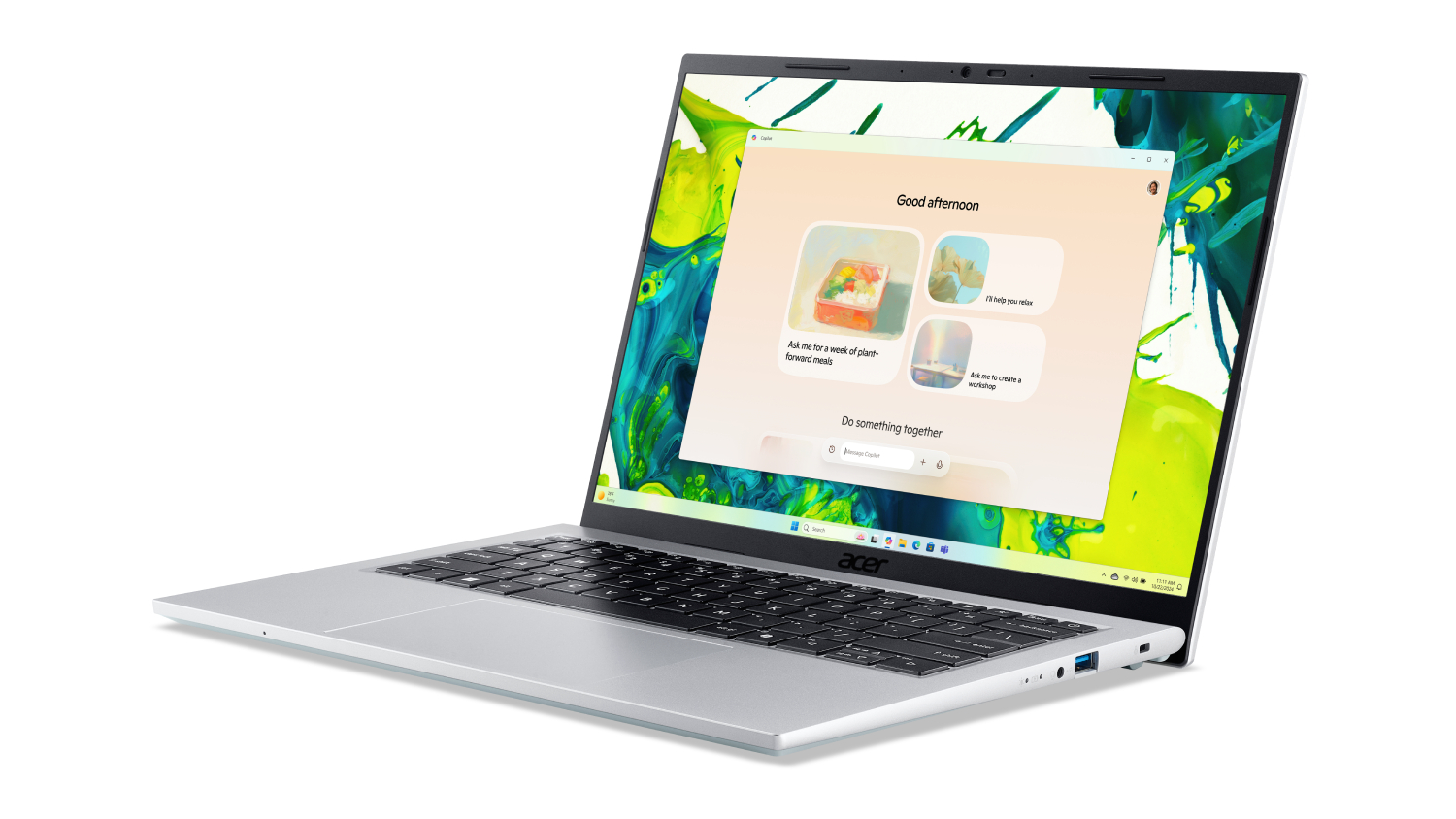 Acer Aspire Go 14" Laptop - Intel Core 7 8GB-RAM 512GB-SSD - Silver (NX.JSBSA.006)