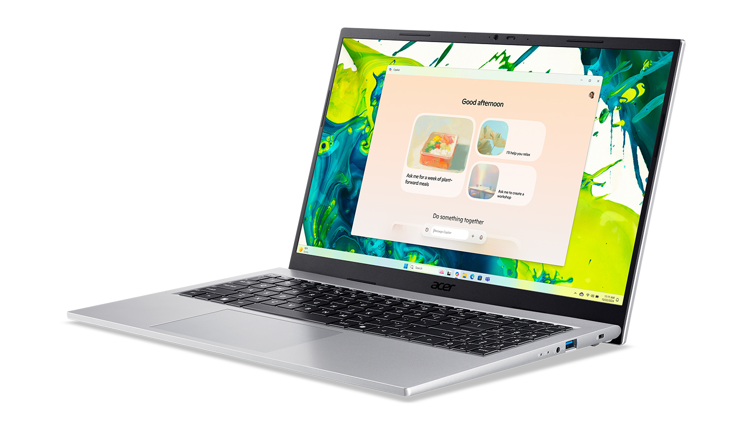 Acer Aspire Go 15.6" Laptop - Intel Core 5 16GB-RAM 512GB-SSD - Silver (NX.JTRSA.002)