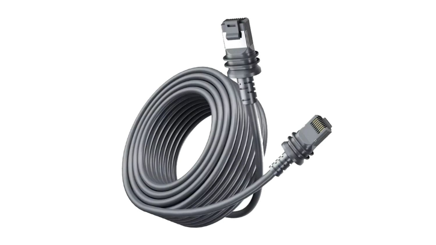 Angled view of the Starbeam Outdoor Ethernet Cable for Starlink Gen3
