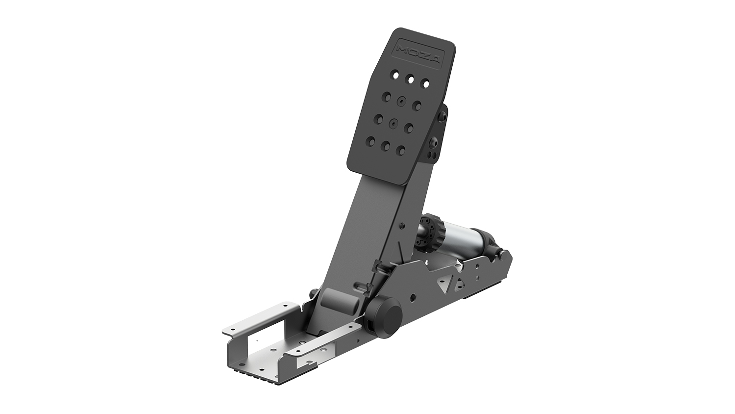Moza SRP2 Clutch Pedal in a sleek grey colour
