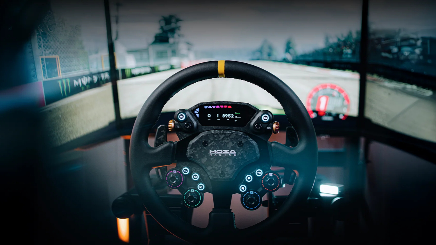 Moza CS Pro Steering Wheel - Grey (RS093)
