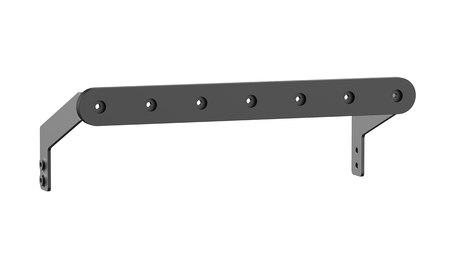 Moza SRP2 Rear Support Bracket in a sleek black colour