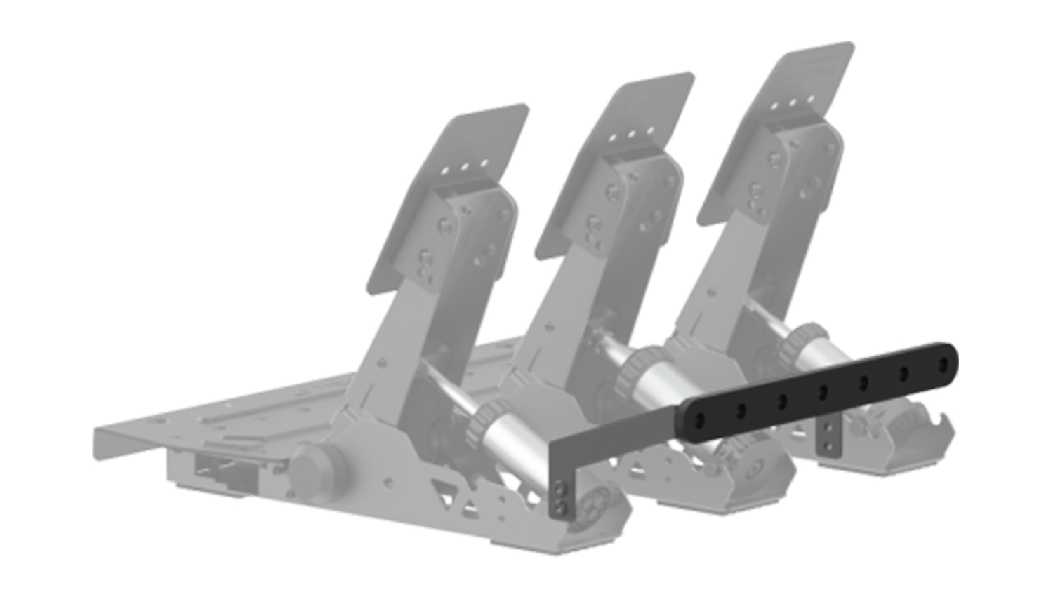 Moza SRP2 Rear Support Bracket - Black (RS100)