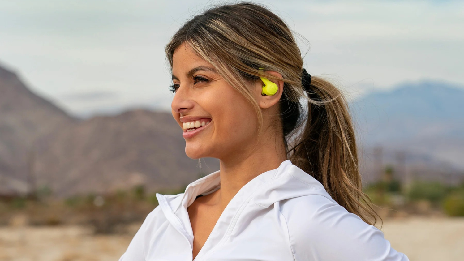 JLab Go Sport+ True Wireless In-Ear Headphones - Neon Yellow (EBGAIRSPRTRYEL124)